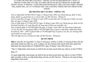 Quyết định 49/2003/QĐ-BVHTT Quy chế cấp giấy phép thanh kiểm tra xử lý vi phạm thu chương trình truyền hình nước ngoài sửa đổi QĐ18/2002/QĐ-BVHTT