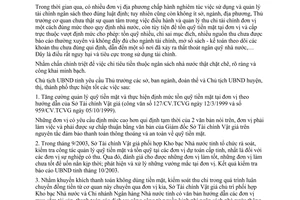 Chỉ thị 27/2003/CT-UB Quản lý tiền mặt các đơn vị hành chính sự nghiệp An Giang