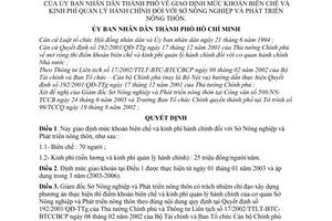 Quyết định 158/2003/QĐ-UB giao định mức khoán biên chế kinh phí quản lý hành chính