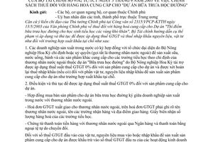 Công văn 9142/TC/TCT chính sách thuế hàng hoá cung cấp cho "Dự án bữa trưa học đường"