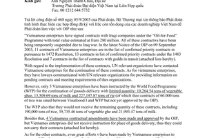 Công văn 4190/TM-PACTNA Bộ Thương mại trả lời công điện 468