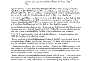 Công văn 9493/TC-HTQT xử lý vướng mắc trong quá trình thực hiện nội dung TT 64/2003/TT-BT