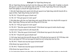 Công văn 1242/CV-KTTC2 hạch toán chuyển đổi ngoại tệ