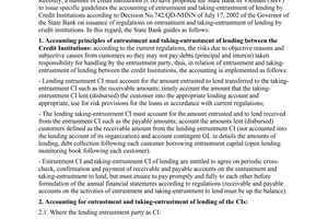 Official Dispatch No. 1166/CV-KTTC2 of September 03, 2003, On accounting lending