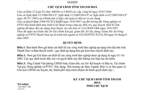 Quyết định 2895/QĐ-CT đơn giá khảo sát - thiết kế công trình lâm nghiệp