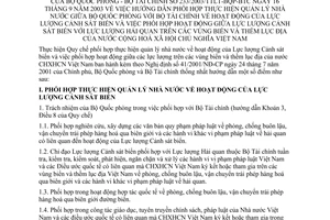 Thông tư liên tịch 233/2003/TTLT-BQP-BTC hướng dẫn phối hợp thực hiện quản lý nhà nước giữa BQP và BTC