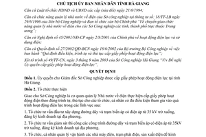 Quyết định 2480/2003/QĐ-UB ủy quyền cấp giấy phép hoạt động điện lực