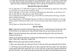 Quyết định 155/2003/QĐ-BTC phát hành trái phiếu chính phủ đợt 1 bằng ngoại tệ để đầu tư công trình giao thông, thuỷ lợi quan trọng của đất nước