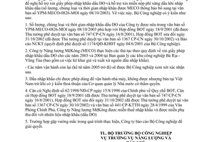 Công văn 4743/CV-NLDK giấy phép nhập khẩu dầu DO