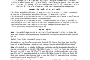 Quyết định 1168/2003/QĐ-NHNN trạng thái ngoại tệ tổ chức tín dụng được phép hoạt động ngoại hối sửa đổi Quyết định 1081/2002/QĐ-NHNN