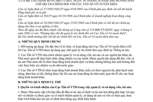 Thông tư 95/2003/TT-BTC hướng dẫn chế độ tài chính Cục Tần số Vô tuyến điện