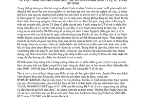 Chỉ thị 04/2003/CT-BYT tăng cường chăm sóc trẻ sơ sinh giảm tỷ lệ tử vong sơ sinh