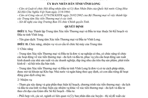 Quyết định 3466/2003/QĐ-UB thành lập Trung tâm Xúc tiến Thương mại và Đầu tư