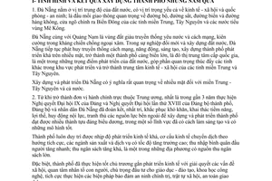 Nghị quyết 33-NQ/TW năm 2003 xây dựng và phát triển thành phố Đà Nẵng