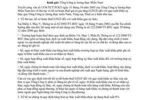 Công văn 4167 TCT/NV7 thủ tục và hồ sơ hoàn thuế GTGT gạo xuất khẩu uỷ thác