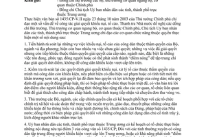 Công văn 1731/TTNN-V4 thực hiện Công văn 1435/CP-V.II