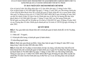 Quyết định 241/2004/QĐ-UB giao định mức khoán biến chế kinh phí quản lý hành chính đối với Sở Tư pháp