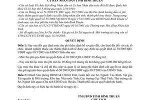 Quyết định 76/2003/QĐ-UBBT sửa đổi mức thu phí thẩm định hồ sơ giao cho thuê đất