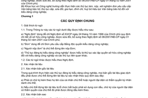 Thông tư 29/2003/TT-BKHCN hướng dẫn thủ tục xác lập quyền sở hữu công nghiệp kiểu dáng công nghiệp