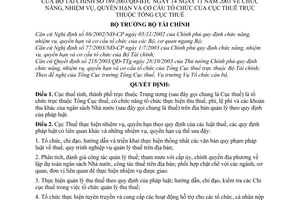 Quyết định 189/2003/QĐ-BTC chức năng, nhiệm vụ, quyền hạn cơ cấu tổ chức Cục thuế thuộc Tổng cục Thuế