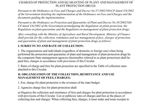 Circular No.110/2003/TT-BTC prescribing the collection, remittance