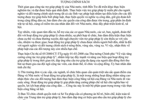 Chỉ thị 13/2003/CT-UB trợ giúp pháp lý cho người nghèo đối tượng chính sách Bến Tre