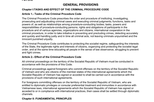 Law No. 19/2003/QH11 of November 26, 2003 criminal procedure code