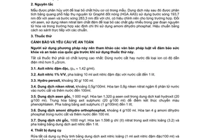 Tiêu chuẩnViệt Nam TCVN 7275:2003 về xác định hàm lượng asen và chì trong đường trắng bằng quang phổ hấp thụ nguyên tử do Bộ Khoa học và Công nghệ ban hành