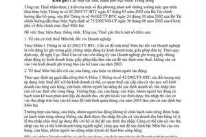 Công văn 4426 TCT/NV6 hướng dẫn thực hiện TT 42/2003/TT-BTC