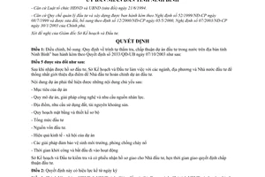 Quyết định 2523/2003/QĐ-UB bổ sung trình tự thẩm tra chấp thuận dự án đầu tư theo 2033/QĐ-UB Ninh bình