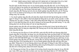 Chỉ thị 10/2003/CT-BTM triển khai thực hiện Quyết định 187/2003/QĐ-TTg quản lý kinh doanh xăng dầu