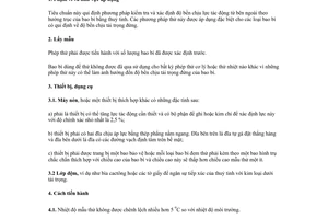 Tiêu chuẩn Việt Nam TCVN 7310:2003 (ISO 8113 : 1985) về Bao bì bằng thuỷ tinh - Độ bền chịu tải trọng đứng - Phương pháp thử do Bộ Khoa học và Công nghệ ban hành