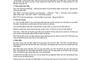 Tiêu chuẩnViệt Nam TCVN 7287:2003 về bản vẽ kỹ thuật – chú dẫn phần tử do Bộ Khoa học và Công nghệ ban hành