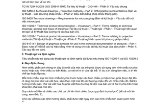 Tiêu chuẩn Việt Nam TCVN 8-30:2003 (ISO 128-30:2001) về bản vẽ kỹ thuật - nguyên tắc chung về biểu diễn - phần 30: quy ước cơ bản do Bộ Khoa học và Công nghệ ban hành
