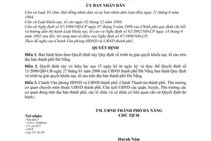 Quyết định 183/2003/QĐ-UB  trình tự giải quyết khiếu nại, tố cáo