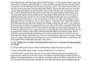 Chỉ thị 07/2003/CT-VKSTC-VP công tác của ngành kiểm sát nhân dân năm 2004