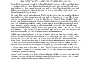 Chỉ thị 16/2003/CT-UB tăng cường quản lý chi phí chất lượng công trình xây dựng Bến Tre