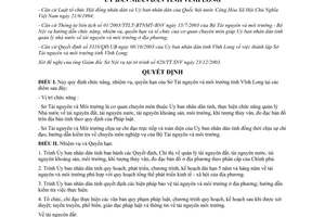 Quyết định 4619/2003/QĐ.UB nhiệm vụ quyền hạn cơ cấu tổ chức bộ máy Sở Tài nguyên môi trường Vĩnh Long