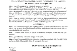 Quyết định 47/2003/QĐ-UB  thủ tục, trình tự thực hiện cơ chế một cửa