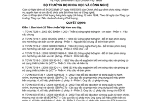 Quyết định 39/2003/QĐ-BKHCN Tiêu chuẩn Việt Nam công nghệ thông tin