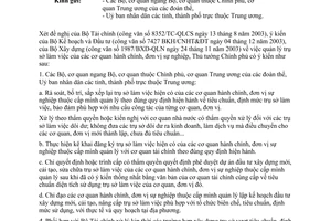 Công văn  422/VPCP-KTTH  quản lý trụ sở làm việc của các cơ quan hành chính, đơn vị sự nghiệp