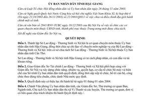 Quyết định 10/2004/QĐ-UB thành lập sở lao động thương binh xã hội thuộc ủy ban nhân dân Hậu Giang