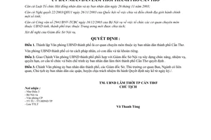 Quyết định 02/2004/QĐ-UB lập Văn phòng Ủy ban thành phố Cần Thơ