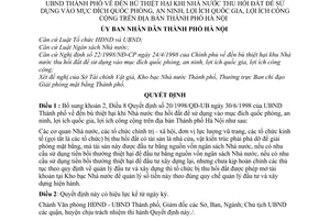 Quyết định 03/2004/QĐ-UB đền bù thiệt hại NN thu hồi đất mục đích quốc phòng, an ninh,lợi ích quốc gia, công cộng Hà Nội hướng dẫn QĐ 20/1998/QĐ-UB