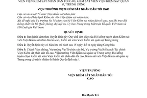 Quyết định 29/2004/QĐ-TCCB quy chế làm việc hội đồng tuyển chọn kiểm sát viên VKSNDTC,VKS quân sự trung ương