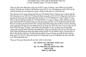 Công văn  687/TCHQ-KTTT  không thu thuế GTGT