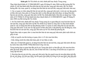 Công văn  1597/TC-QLCS  hướng dẫn mua, quản lý, sử dụng hoá đơn bán tài sản tịch thu, sung quỹ nhà nước