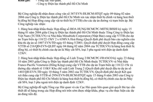 Công văn  710/CV-NLDK xác nhận TB chính HĐ TB dự án đường dây và trạm biến áp