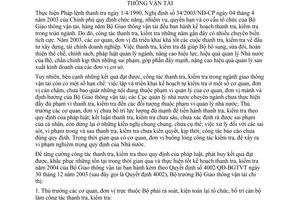 Chỉ thị 02/2004/CT-BGTVT tăng cường công tác thanh tra kiểm tra ngành giao thông vận tải