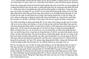 Chỉ thị 03/2004/CT-NHNN cho vay vốn nông lâm trường quốc doanh